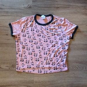 Gaze Juniors' Cropped Tee NWOT (Size L)